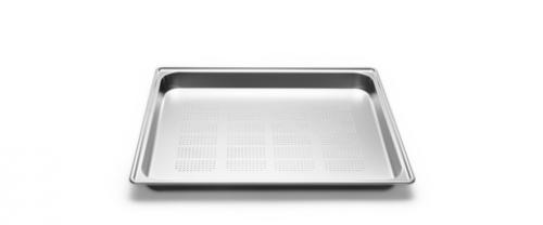 Perforated cooking tray W / D / H 430 x 370 x 25mm