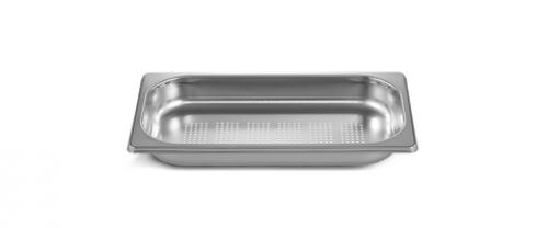 Perforated cooking tray 1/3 height 40mm